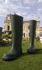 Wellington boots at Chasse-Spleen