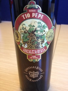 Tio Pepe's 1857 label