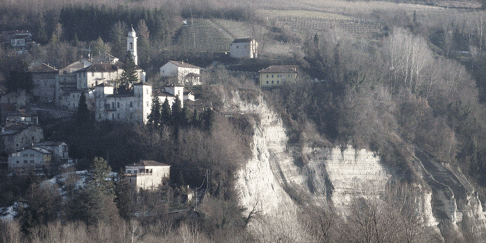 The white cliffs of the 100-hectare Clavesana zone are home to Fabrizio's fantastic Dolcetto