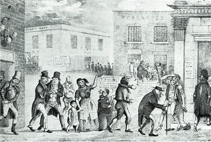 The Drunkard's Progress: From the Pawnbroker's to the Fin Shop, from thence to the Workhouse, thence to the Gaol and ultimately to the Scaffold. An early 19th century comment on the Gin-drinking "fever".