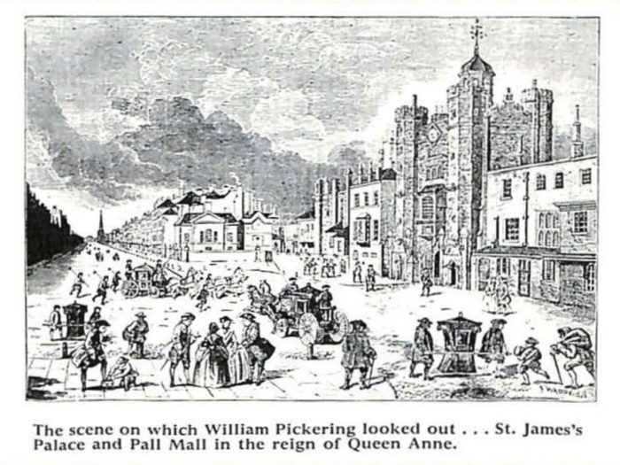 St James's Street during the reign of Queen Anne